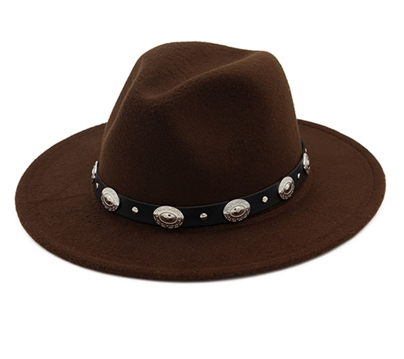 Felt fedora hat for unisex